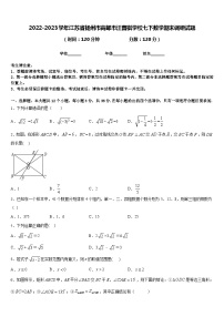 2022-2023学年江苏省扬州市高邮市汪曾祺学校七下数学期末调研试题含答案