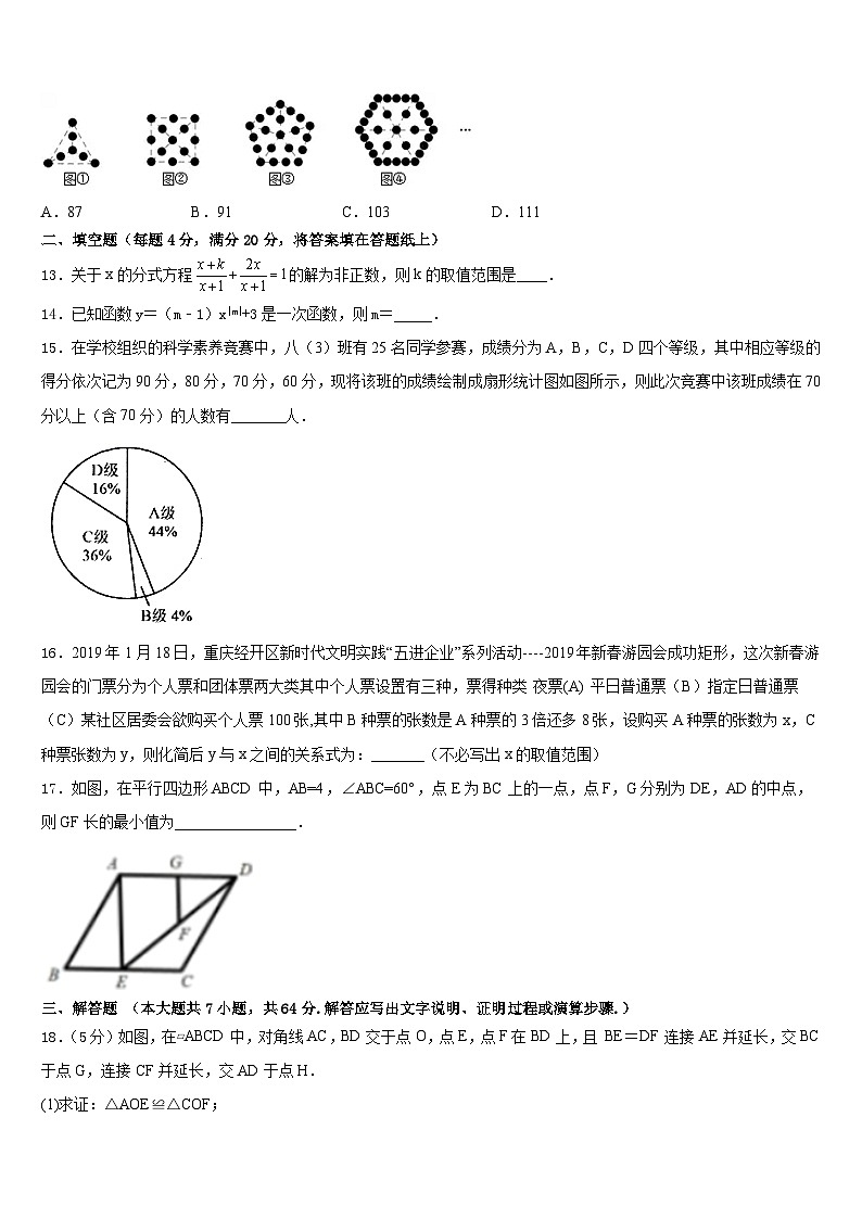 2022-2023学年江苏省扬州市广陵区树人学校七下数学期末综合测试试题含答案03