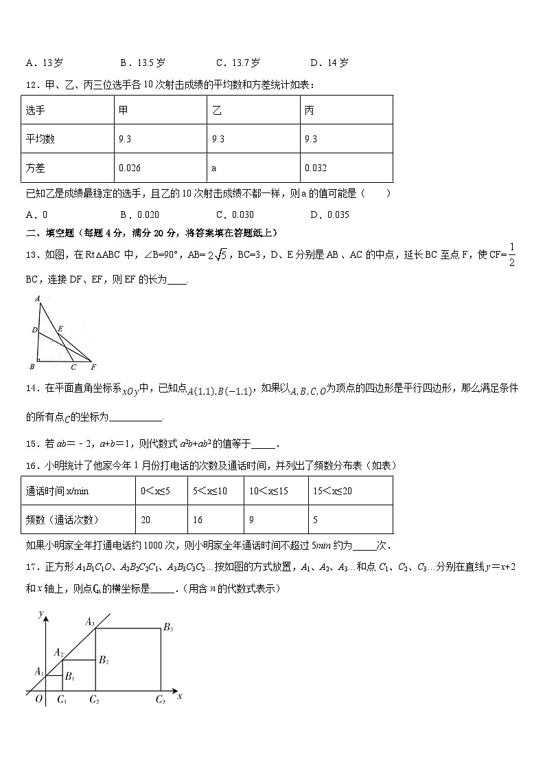 2022-2023学年江苏省扬州市江都区实验初级中学数学七下期末教学质量检测模拟试题含答案03