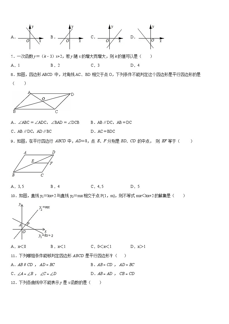 2022-2023学年江苏省江阴初级中学七年级数学第二学期期末综合测试模拟试题含答案02