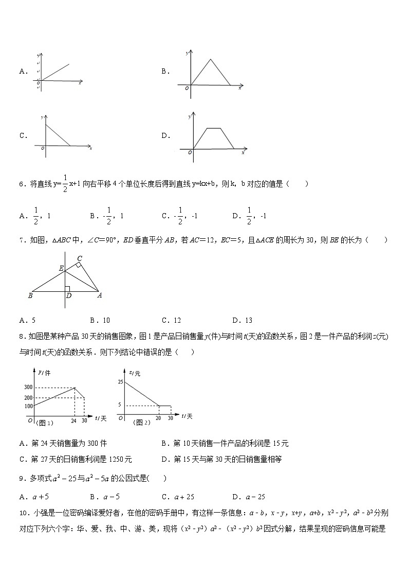 2022-2023学年广东省深圳市罗湖区数学七年级第二学期期末学业水平测试试题含答案第2页