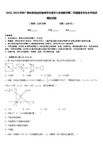 2022-2023学年广西壮族自治区梧州市岑溪市七年级数学第二学期期末学业水平测试模拟试题含答案