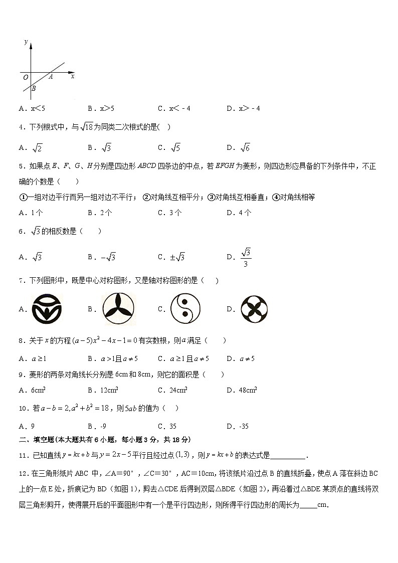 2022-2023学年江苏省宿迁市名校数学七下期末学业水平测试试题含答案第2页