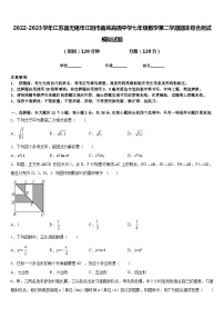 2022-2023学年江苏省无锡市江阴市南菁高级中学七年级数学第二学期期末综合测试模拟试题含答案