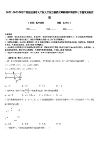 2022-2023学年江苏省盐城市大丰区大丰区万盈镇沈灶初级中学数学七下期末预测试题含答案