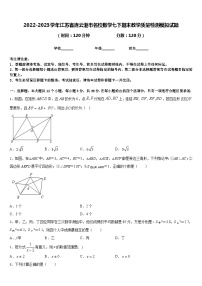 2022-2023学年江苏省连云港市名校数学七下期末教学质量检测模拟试题含答案