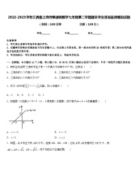 2022-2023学年江西省上饶市婺源县数学七年级第二学期期末学业质量监测模拟试题含答案