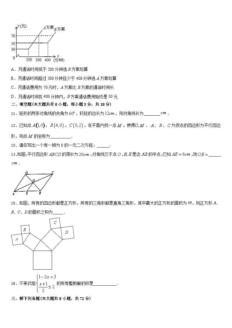 2022-2023学年江西省上饶市广丰区丰溪中学七年级数学第二学期期末学业质量监测模拟试题含答案03