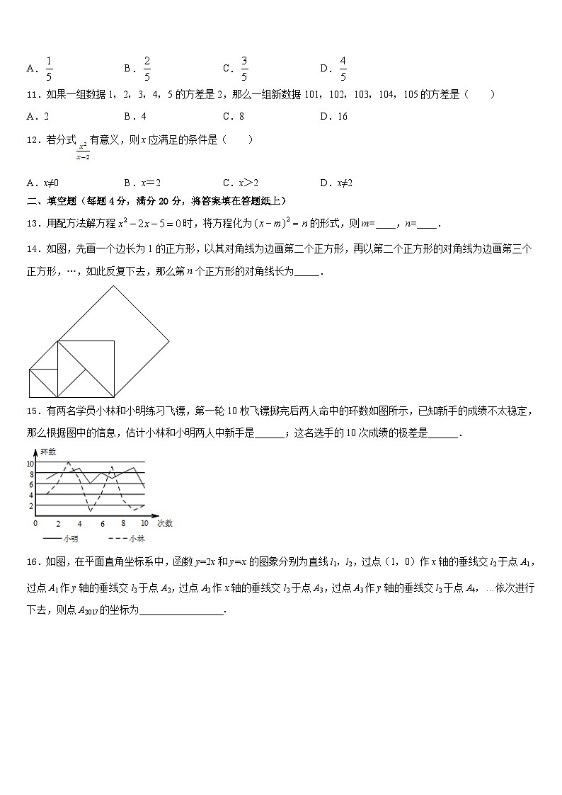 2022-2023学年江西省上饶市名校七年级数学第二学期期末考试试题含答案03