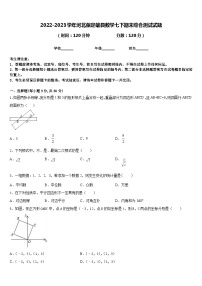 2022-2023学年河北保定雄县数学七下期末综合测试试题含答案