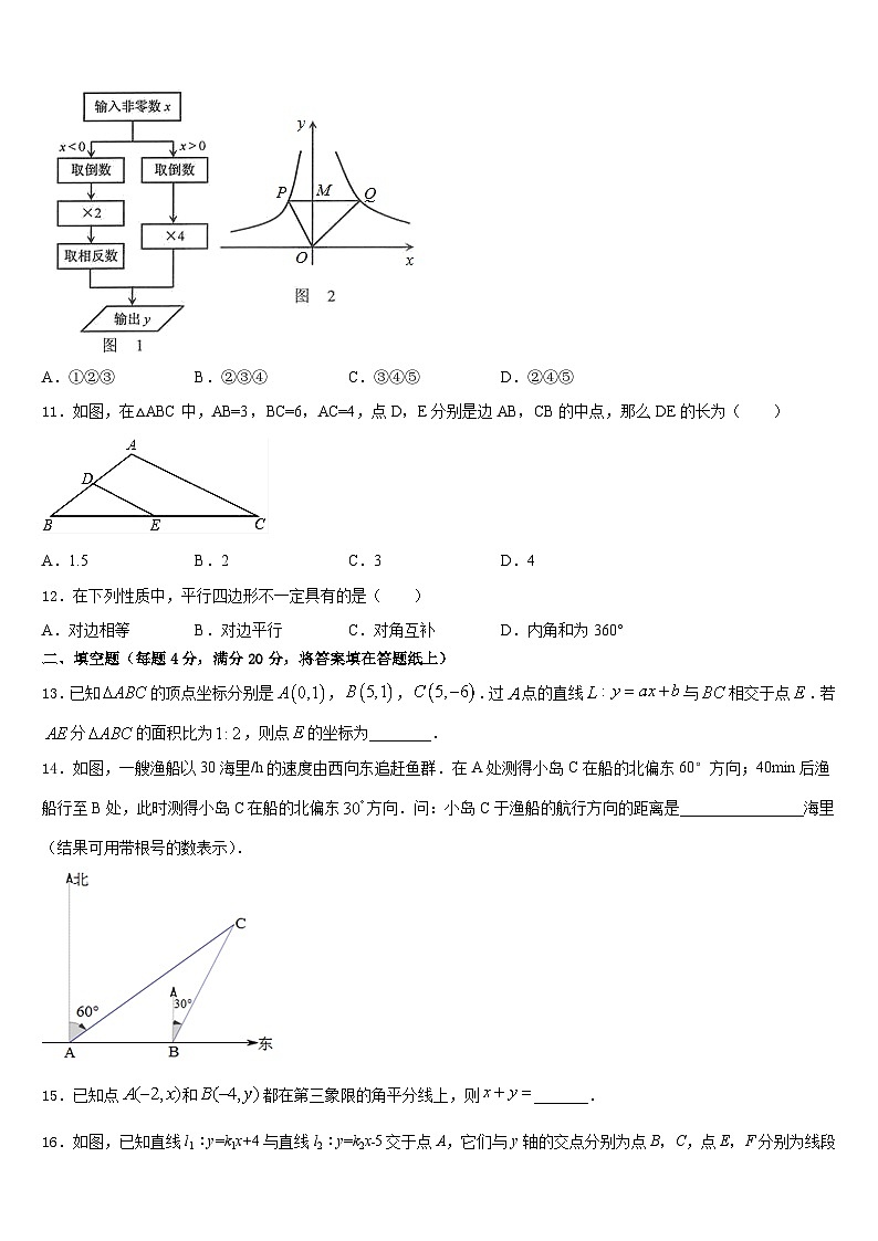 2022-2023学年河北省沧州市东光县数学七下期末复习检测试题含答案03