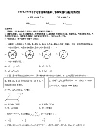 2022-2023学年河北省滦县联考七下数学期末达标测试试题含答案