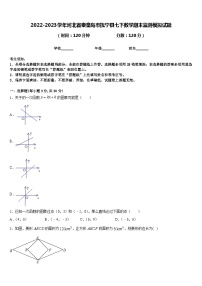 2022-2023学年河北省秦皇岛市抚宁县七下数学期末监测模拟试题含答案