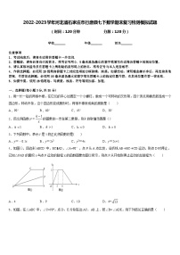 2022-2023学年河北省石家庄市行唐县七下数学期末复习检测模拟试题含答案