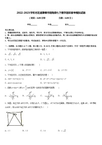 2022-2023学年河北省邯郸市馆陶县七下数学期末联考模拟试题含答案