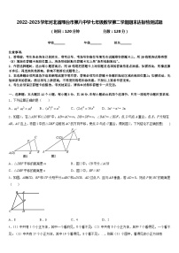 2022-2023学年河北省邢台市第八中学七年级数学第二学期期末达标检测试题含答案