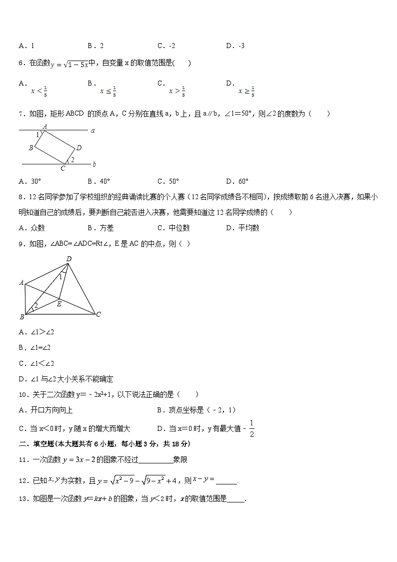 2022-2023学年河南省周口市淮阳县七年级数学第二学期期末综合测试模拟试题含答案第2页