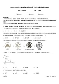 2022-2023学年河南省安阳市名校七下数学期末检测模拟试题含答案