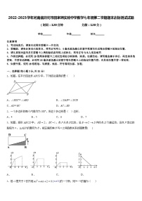 2022-2023学年河南省开封市田家炳实验中学数学七年级第二学期期末达标测试试题含答案