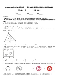 2022-2023学年河南省洛阳李村一中学七年级数学第二学期期末检测模拟试题含答案