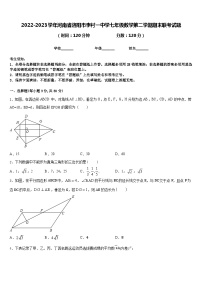 2022-2023学年河南省洛阳市李村一中学七年级数学第二学期期末联考试题含答案