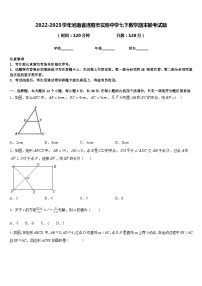 2022-2023学年河南省洛阳市实验中学七下数学期末联考试题含答案