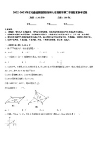 2022-2023学年河南省濮阳县区联考七年级数学第二学期期末联考试题含答案