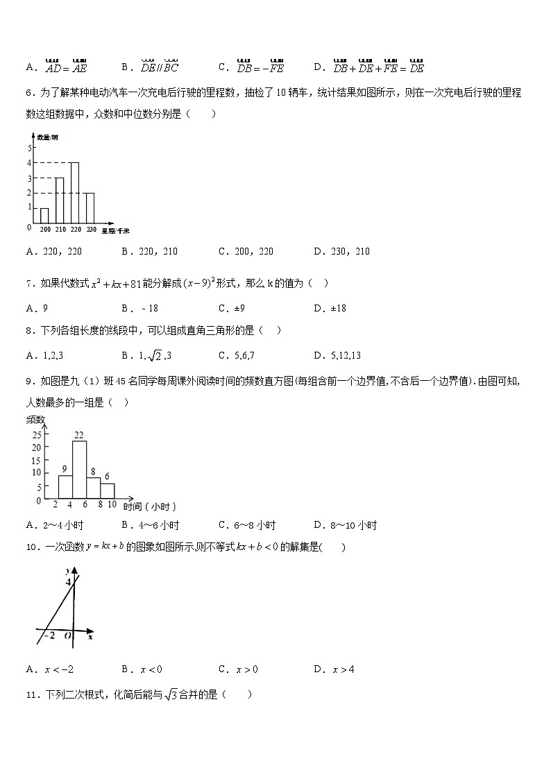 2022-2023学年河南省平顶山数学七年级第二学期期末调研模拟试题含答案02