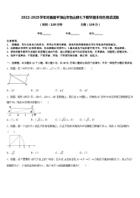 2022-2023学年河南省平顶山市鲁山县七下数学期末综合测试试题含答案