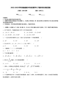 2022-2023学年河南省新乡市名校数学七下期末综合测试试题含答案