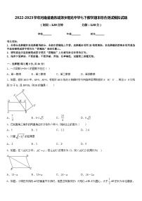 2022-2023学年河南省鹿邑城郊乡阳光中学七下数学期末综合测试模拟试题含答案