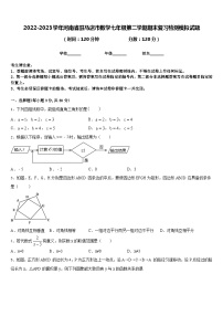 2022-2023学年河南省驻马店市数学七年级第二学期期末复习检测模拟试题含答案