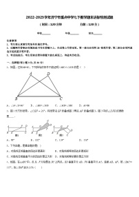 2022-2023学年济宁市重点中学七下数学期末达标检测试题含答案