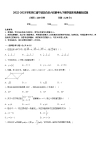 2022-2023学年浙江省宁波北仑区六校联考七下数学期末经典模拟试题含答案