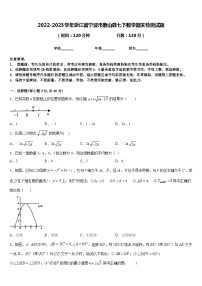 2022-2023学年浙江省宁波市象山县七下数学期末检测试题含答案