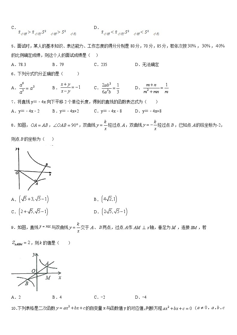 2022-2023学年浙江省台州市路桥区九校七年级数学第二学期期末复习检测试题含答案02