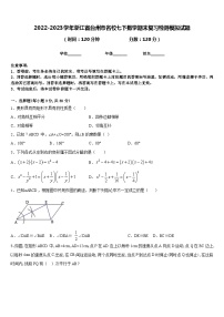 2022-2023学年浙江省台州市名校七下数学期末复习检测模拟试题含答案