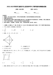 2022-2023学年浙江省绍兴市上虞实验中学七下数学期末经典模拟试题含答案