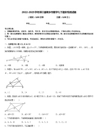 2022-2023学年浙江省桐乡市数学七下期末检测试题含答案