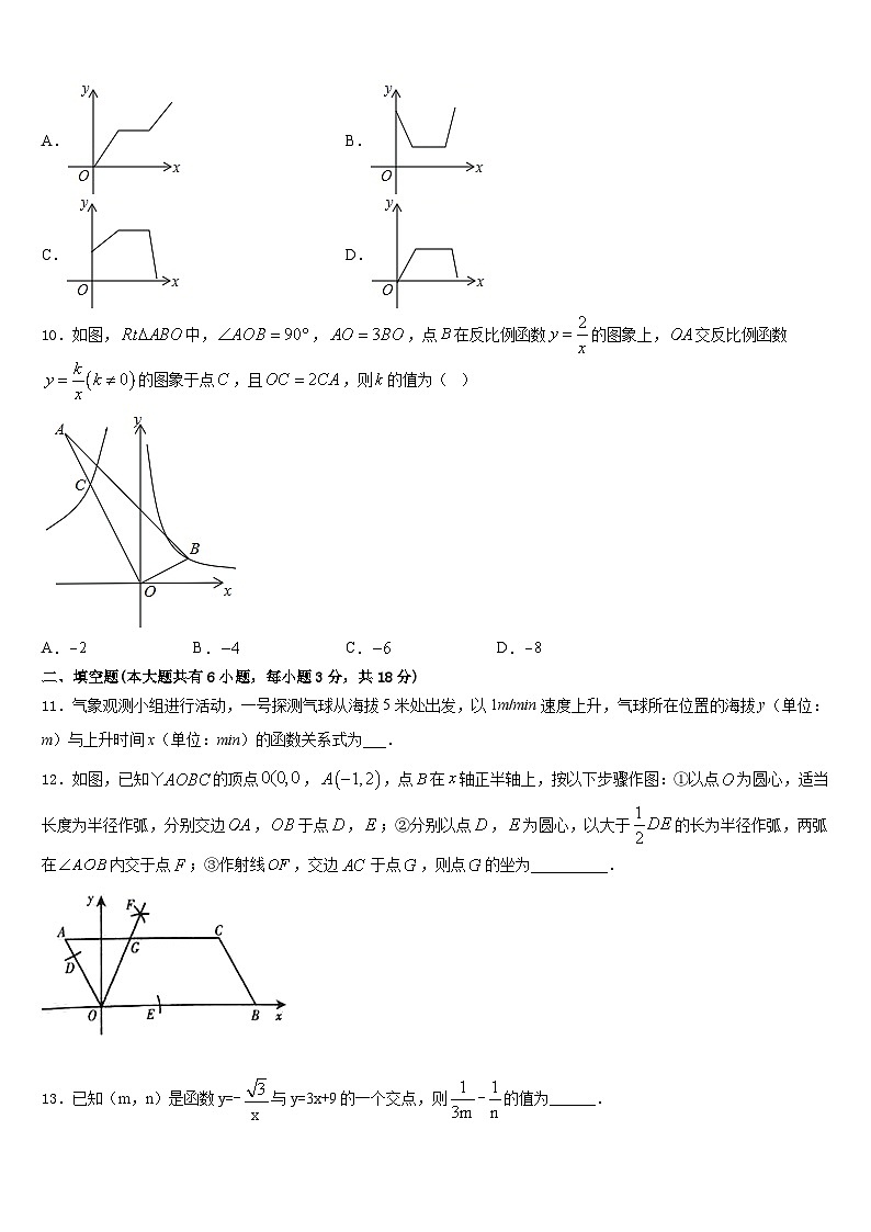 2022-2023学年海南省海南中学七下数学期末达标检测模拟试题含答案第3页