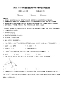 2022-2023学年海南省重点中学七下数学期末预测试题含答案