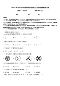 2022-2023学年深圳市锦华实验学校七下数学期末检测试题含答案