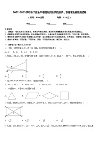 2022-2023学年浙江省金华市国际实验学校数学七下期末质量检测试题含答案