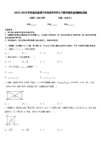 2022-2023学年湖北省咸宁市赤壁市中学七下数学期末监测模拟试题含答案