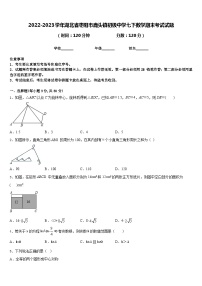 2022-2023学年湖北省枣阳市鹿头镇初级中学七下数学期末考试试题含答案