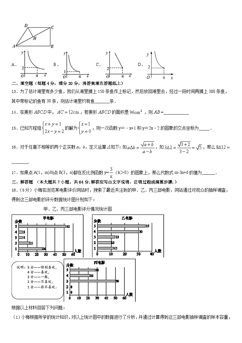 2022-2023学年湖北省黄冈市初级中学数学七下期末检测试题含答案第3页