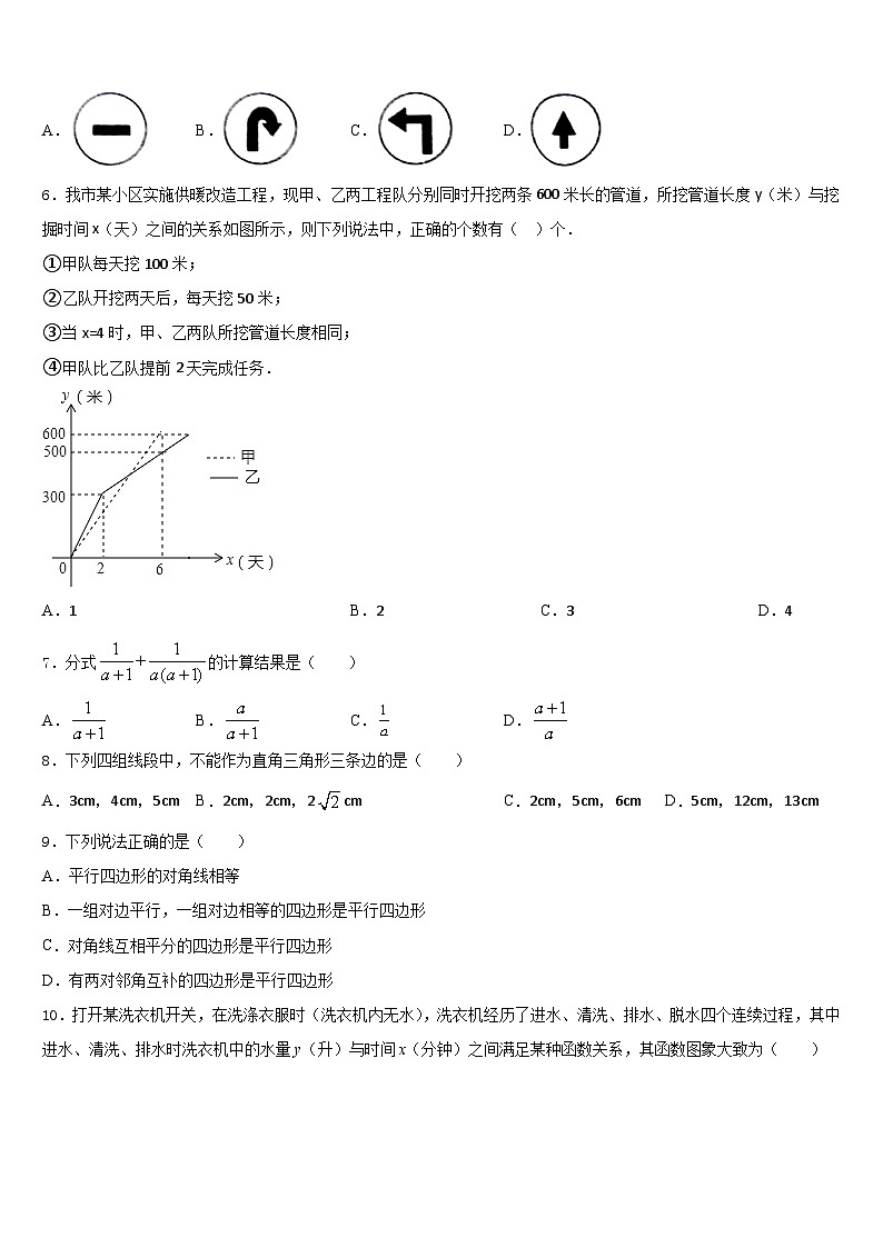 2022-2023学年湖北省随州市高新区七下数学期末教学质量检测试题含答案第2页