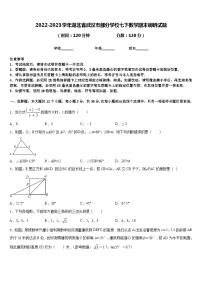 2022-2023学年湖北省武汉市部分学校七下数学期末调研试题含答案