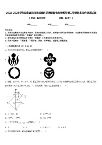 2022-2023学年湖北省武汉市武昌区拼搏联盟七年级数学第二学期期末综合测试试题含答案