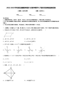 2022-2023学年湖北省襄阳樊城区七校联考数学七下期末质量跟踪监视试题含答案